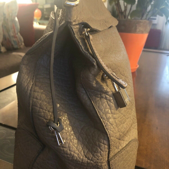 FURLA LARGE PIPER PEBBLE LEATHER SATCHEL PREOWNED - Picture 4 of 8